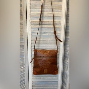 NWOT Ostrich Embossed Leather Dooney & Bourke Crossbody